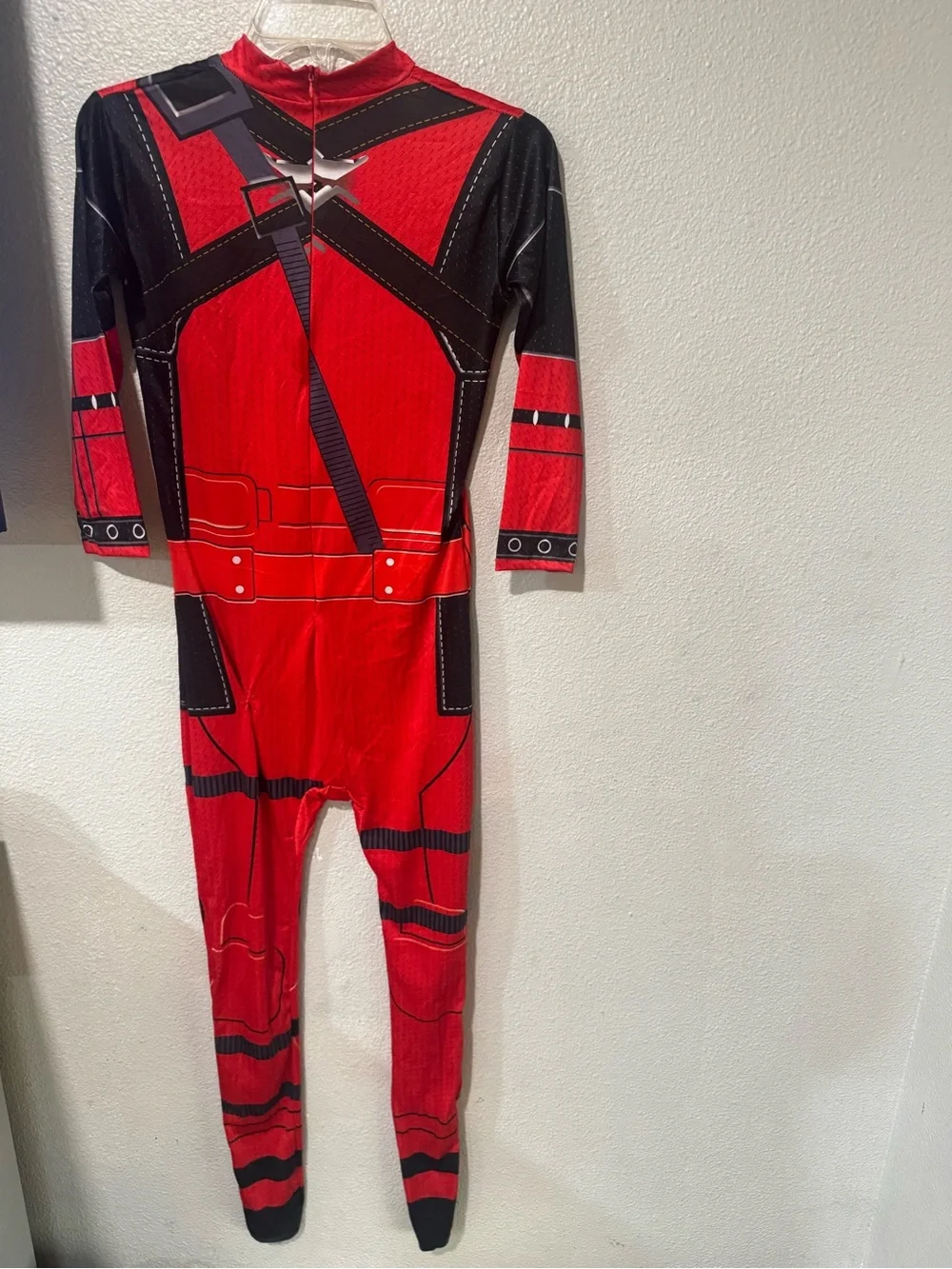 Deadpool Kids Halloween Costume Superhero Jumpsuit size 11Y
